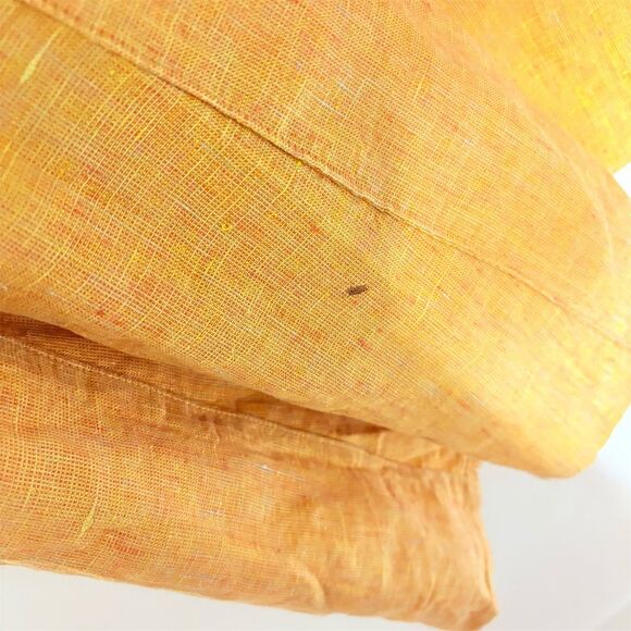 Flax Womens Yellow Linen Maxi Dress Size Large - Picture 5 of 11